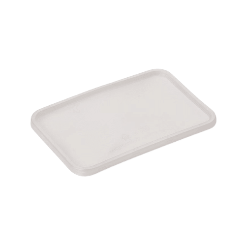 Coperchio per vaschette in plastica in PLA da 650 ml