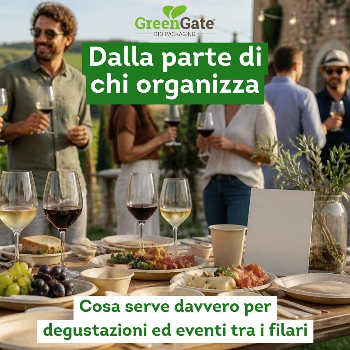 Green Gate per le cantine: diventiamo il tuo partner per ogni evento di degustazione