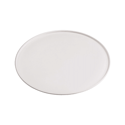 Piatto pizza compostabile in polpa di cellulosa (bagassa) 320 mm