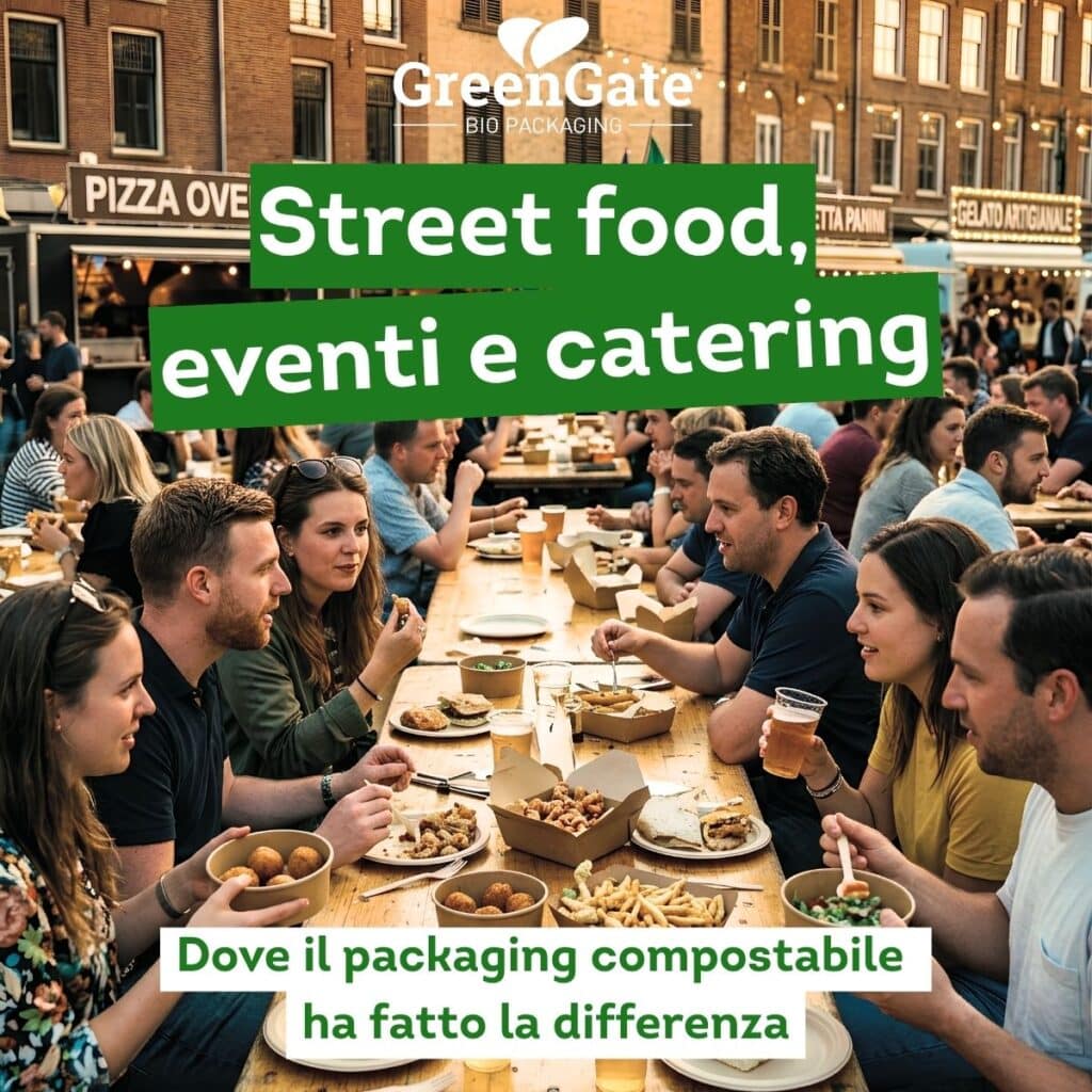 Street food, eventi e catering: 3 scenari in cui il packaging compostabile ha fatto la differenza