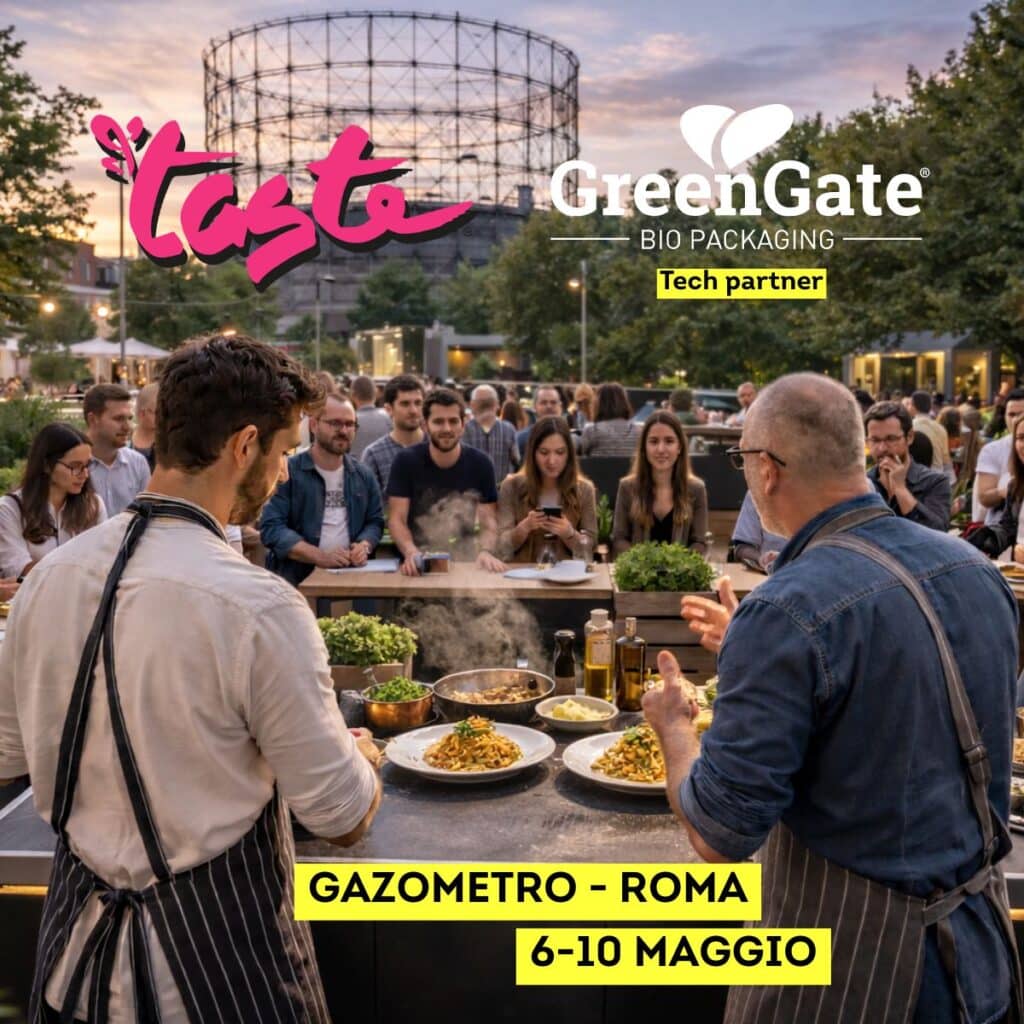 Taste of Roma 2026: Green Gate è il partner tecnico ufficiale per le stoviglie