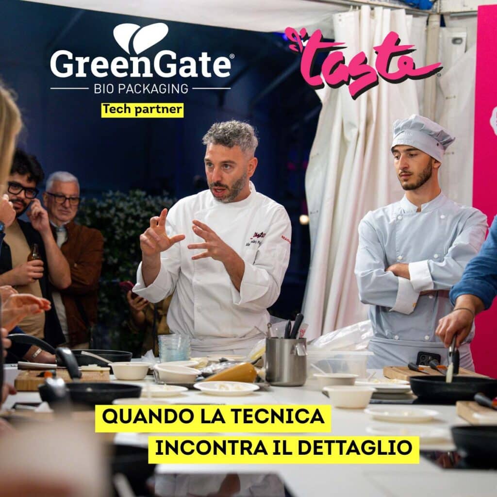Taste of Roma 2026 - Green Gate partner tecnico stoviglie compostabili