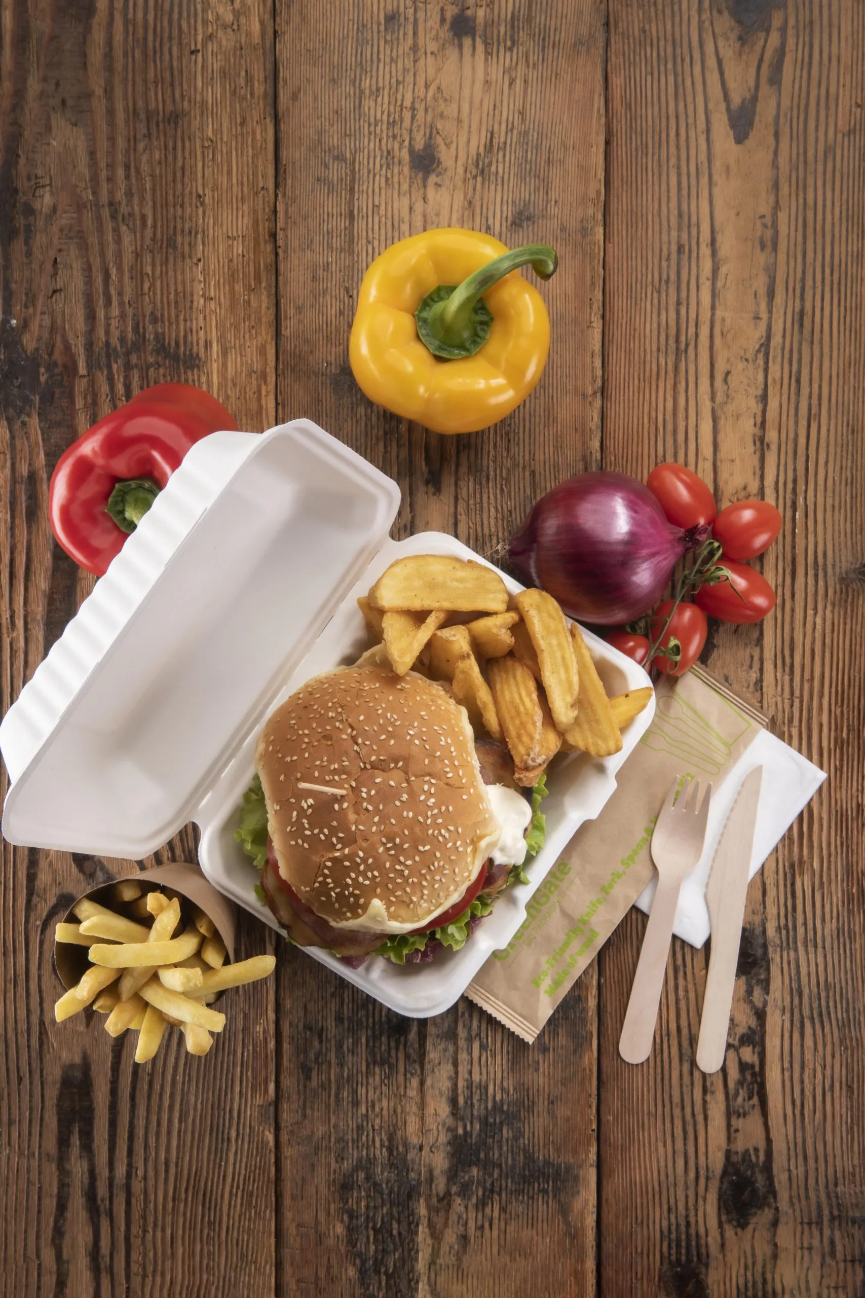 posate compostabili, posate usa e getta